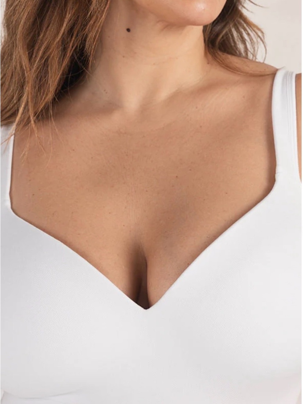 Shapermint White Sweetheart Built-In Bra Shaper Cami - Picture 3 of 12